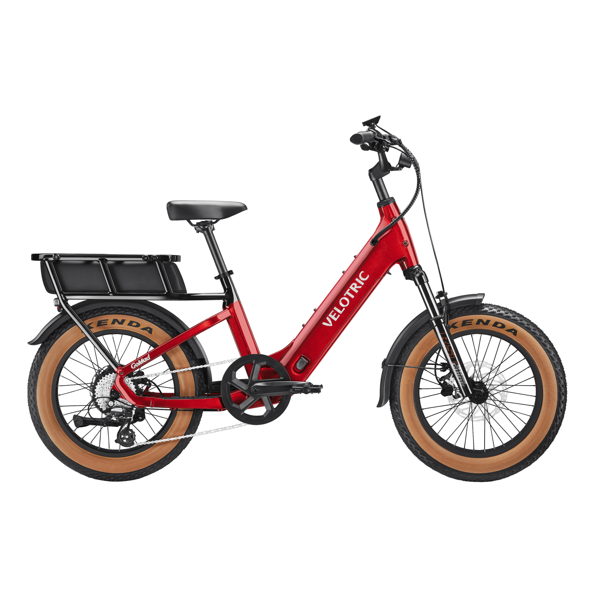 Velotric GoMad - Fat Tire Cruiser Commuter Cargo Step-Through E-Bike