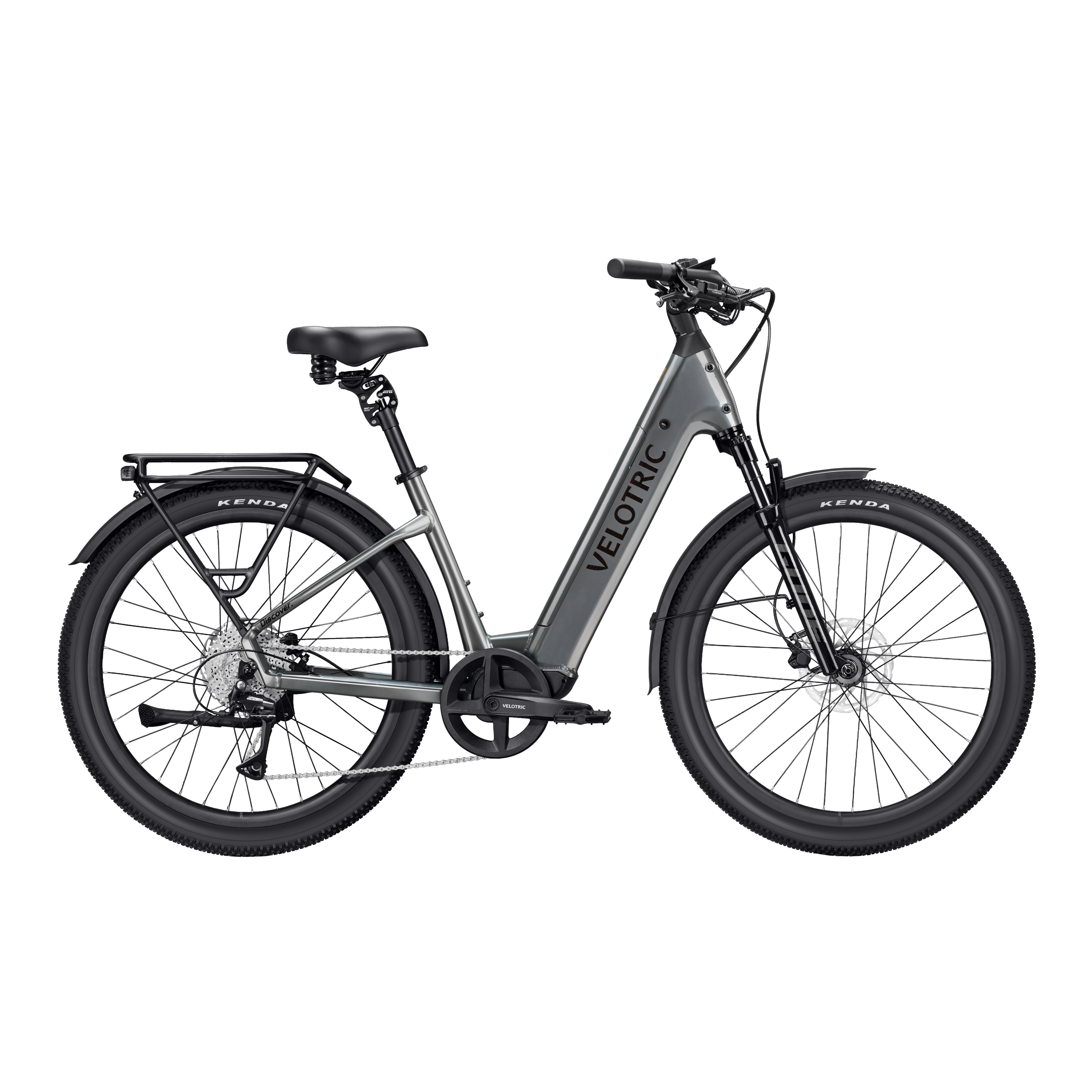 Velotric Discover 3 - Road/Offroad Cruiser Commuter Cargo Step-Through E-Bike