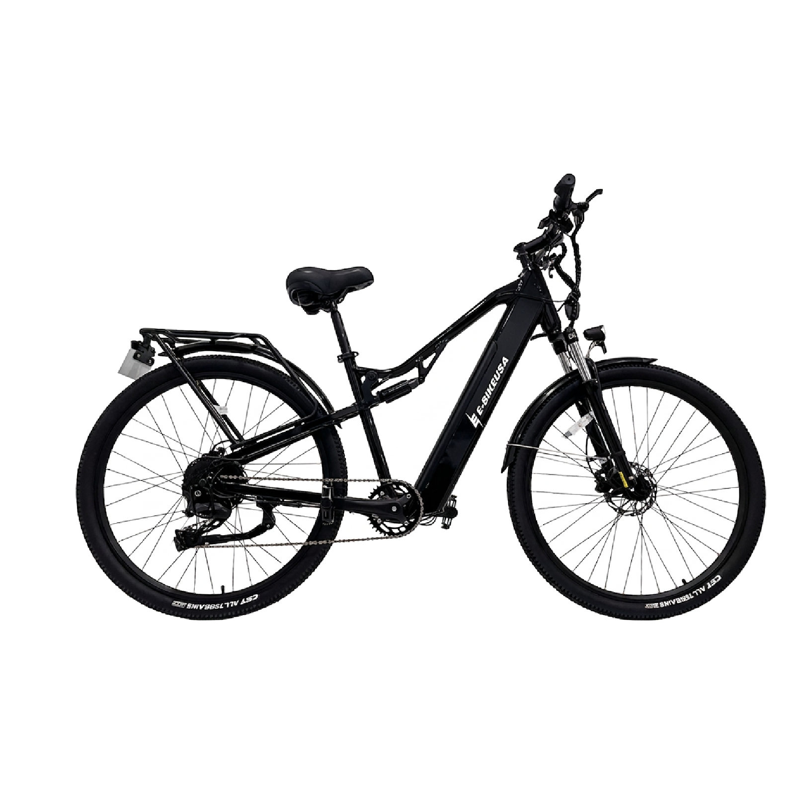 E-Bike USA Dynamic - Light Weight Cargo Full Suspension Mountain E-Bike