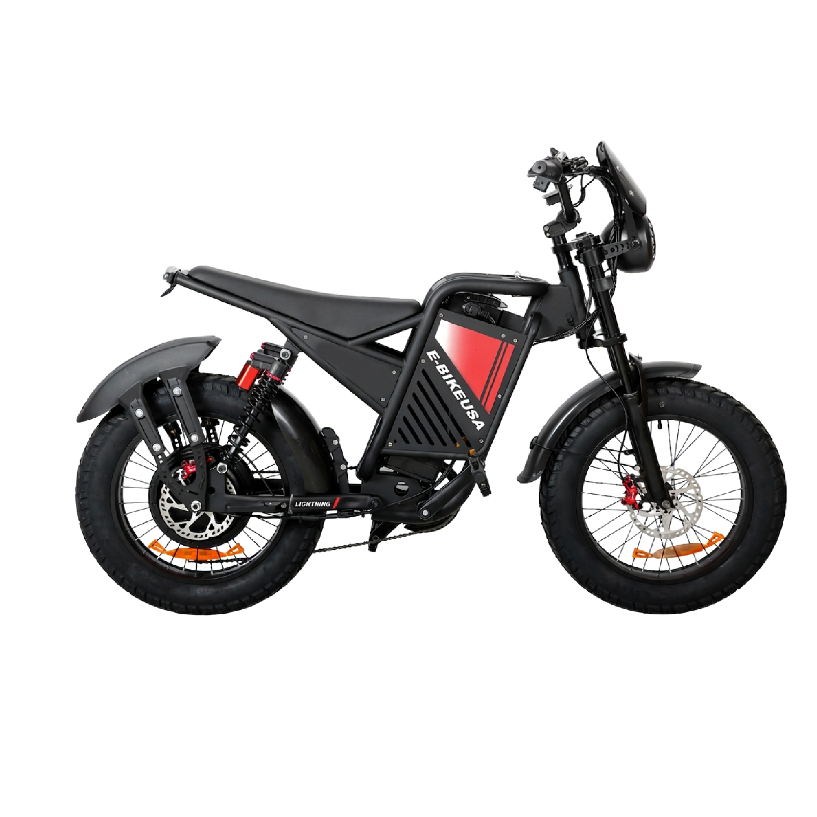 E-Bike USA Lightning - Motorbike-Style Commuter Road E-Bike