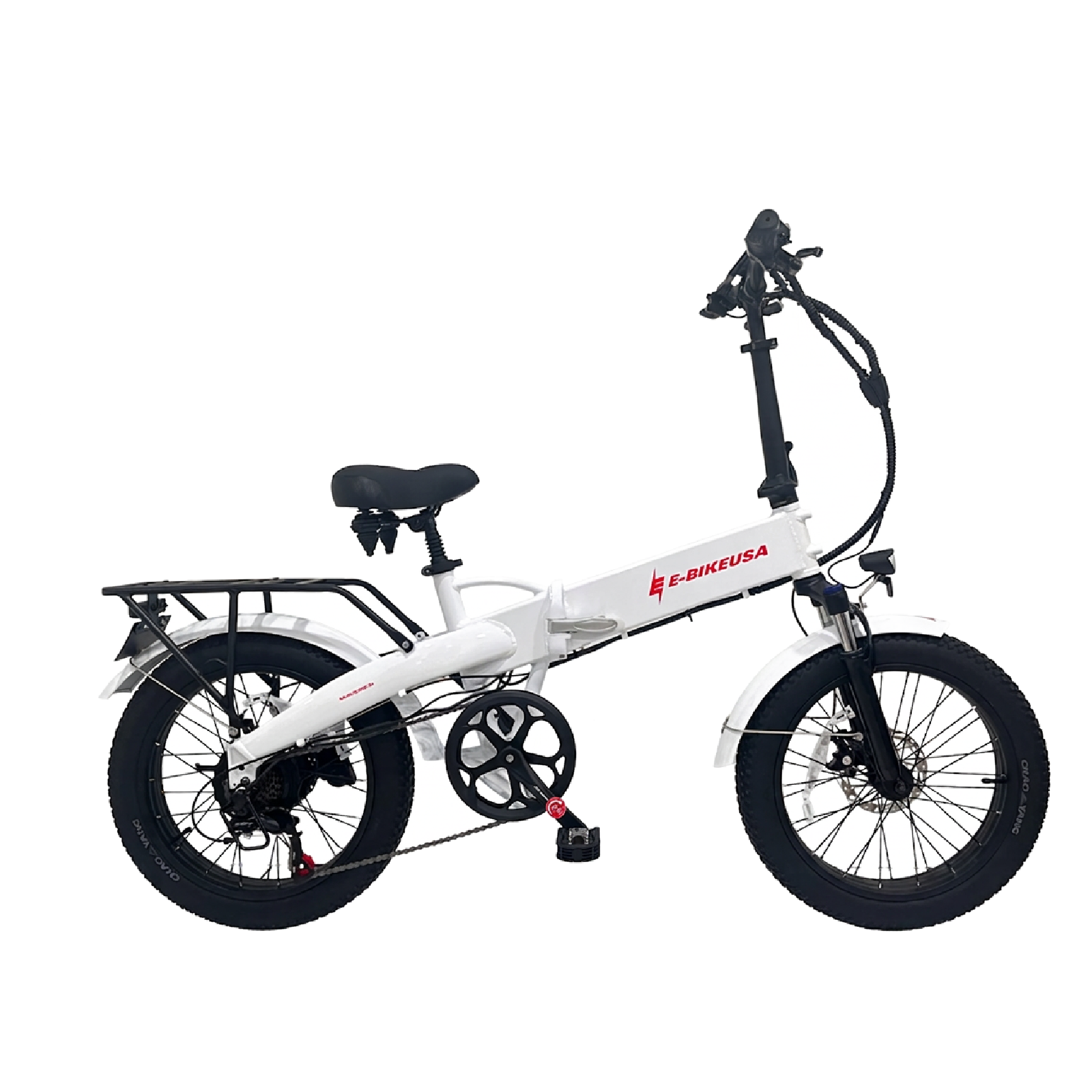 E-Bike USA Maverick - Folding BMX-Style Cargo Commuter E-Bike