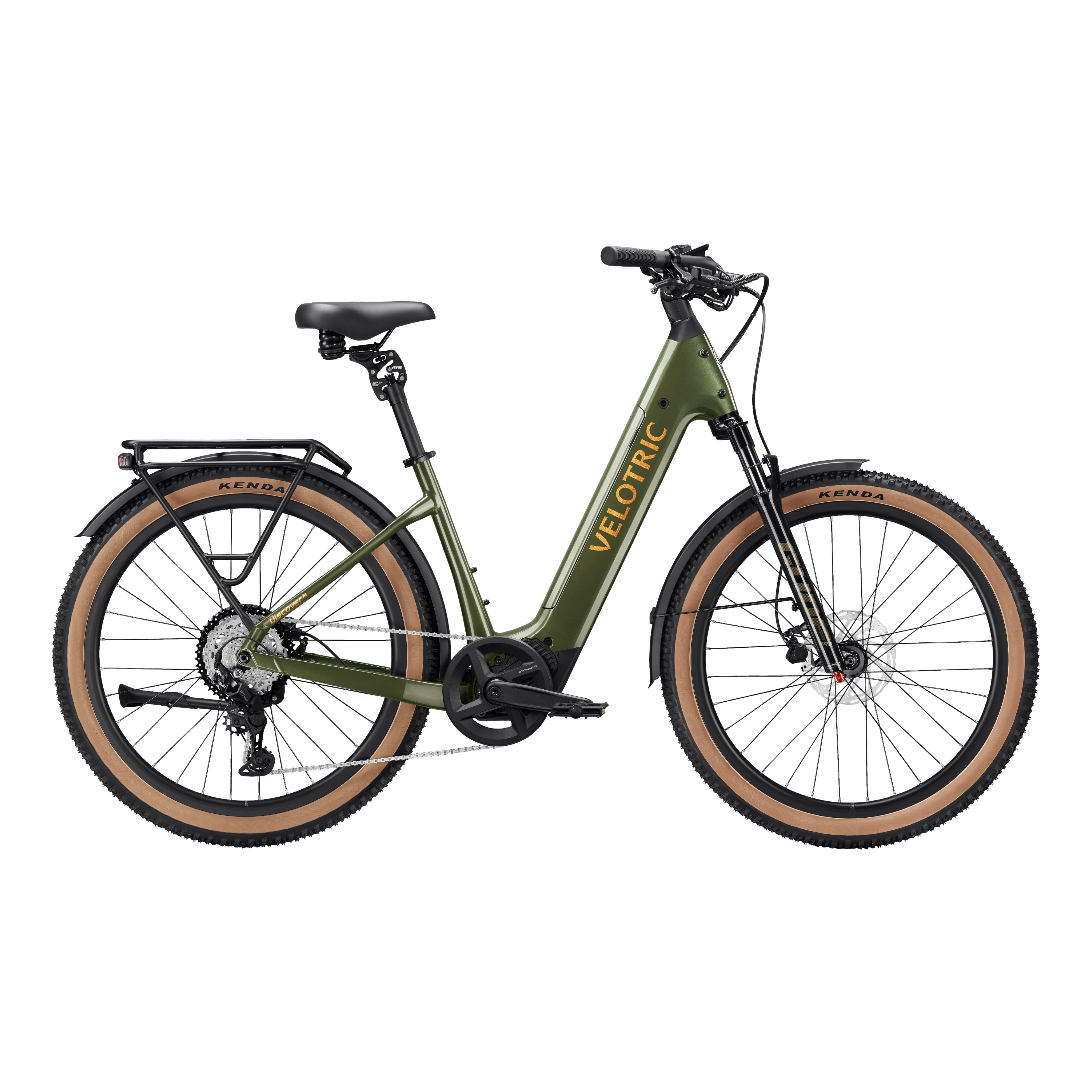 Velotric Discover M - Mid Drive Fat Tire Road/Offroad Cruiser Commuter Cargo Step-Through E-Bike