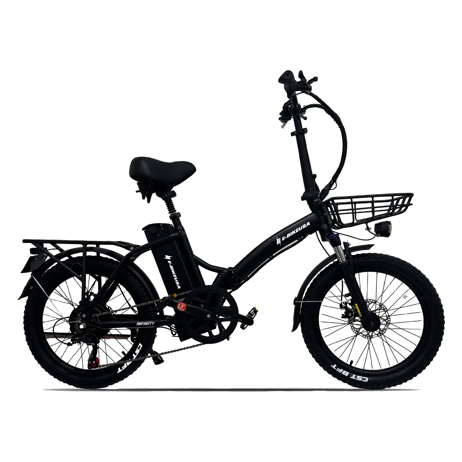 E-Bike USA Infinity - Light Weight Folding Cargo Commuter E-Bike